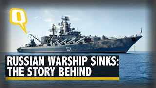 EXPLAINED  Russian Warship Moskva Sinks in the Black Sea  What Happened Significance History [upl. by Aneekas]