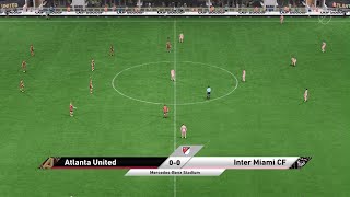 Playoffs Game 2 Atlanta United vs Inter Miami CF 2024 FC 24 [upl. by Naylor]