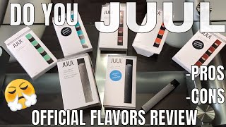 JUUL  JUUL Review  Flavors Review  PROS CONS [upl. by Guthry]