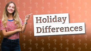 Is there a difference between a bank holiday and a Public Holiday UK [upl. by Alyosha]