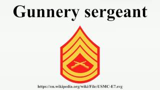 Gunnery sergeant [upl. by Durwin268]