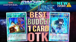 Synchro x Link Festivals Cheapest Scareclaw OTK Build  YuGiOh Master Duel Best Budget Deck [upl. by Narej901]