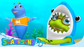 Baby Shark  Videos for Kids  Nursery Rhymes amp Kids Songs  The Sharksons [upl. by Estus115]