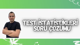 İSTATİSTİKTEST SORU ÇÖZÜMÜ6 [upl. by Ahsinal]