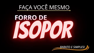 PASSO A PASSO INSTALAÇÃO DO FORRO DE ISOPOR FÁCIL E OBJETIVO [upl. by Marijo]