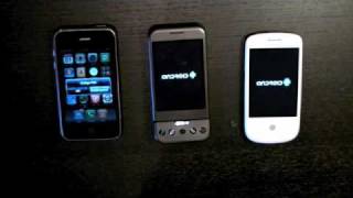 HTC Magic G2 con Android en español de Vodafone [upl. by Tserof]