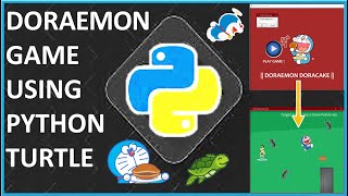 How to create and play a simple game using Python Turtle  Python Programming  python game  python [upl. by Paresh]