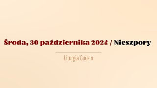 Nieszpory  30 października 2024 [upl. by Josh]