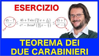 Limiti e teorema dei due carabinieri esercizio svolto [upl. by Leirza]