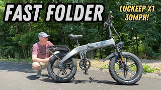 Luckeep X1 is a Fast Affordable Folder that can hit 30MPH [upl. by Pickard]