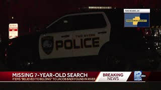 Two Rivers police searching for missing 7yearold boy [upl. by Whalen678]