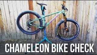 Steves Santa Cruz Chameleon Bike Check [upl. by Nomad739]