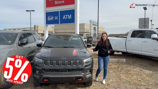 Get 5 Off MSRP on New 2024 Jeep Compass Models with Redwater Dodge in Redwater AB [upl. by Adalard]