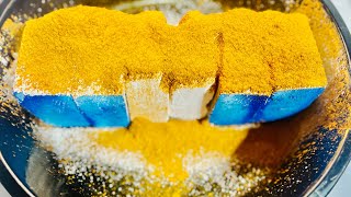 ASMR Fluffy and Dusty Gold Gym Chalk Crush  Satisfying [upl. by Anissej961]