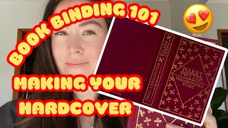 Bookbinding 101  Make your hardcover [upl. by Holmann]