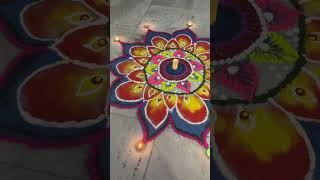 Rangoli short rangoli diwalirangoli youtubeshorts trendingshorts viraltrend [upl. by Eudo377]