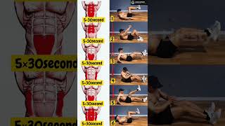 Best 6 Exercises for Building Strong and Defined Abs at Home [upl. by Oulman]