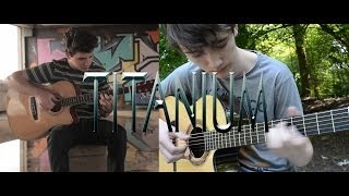 Titanium  David Guetta fingerstyle guitar cover by Peter Gergely amp Eddie van der Meer [upl. by Martinic]