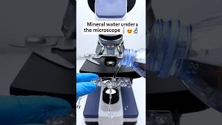 Minaral water in microscopeshortsfeed microscope shortsviral chinesfood123 [upl. by Margaret]