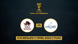 Finale BVV2024 U16 Meisjes KBT ION Waregem vs Kangoeroes Basket Mechelen [upl. by Lectra]