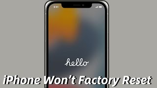 Can’t Factory Reset iPhone Here’s What to Do When Your iPhone Won’t Fatcory Reset [upl. by Portingale]