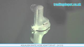 TRADING DEPOT Aqualisa White Hose Adaptor Kit Part no 241310 [upl. by Hudson]