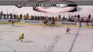 Bruins win the Winter Classic at Fenway 1080p HD [upl. by Nnairam]