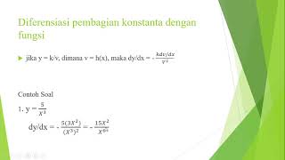 Matematika Ekonomi KaidahKaidah diferensial [upl. by Tedmund]