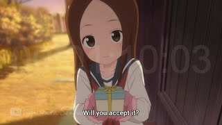 Jealous Takagi  Valentine Day Chocolate  Anime Clip [upl. by Digdirb]