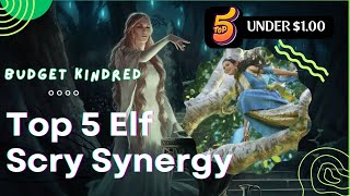 Budget Kindred Magic Top Elf Scry Combos You Can Afford [upl. by Ahsoyem177]