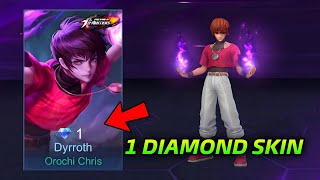 DYRROTH KOF SKIN FOR 1 DIAMOND😱  NEW KOF SKINS🔥 [upl. by Saw]