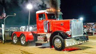 Hot Rod Semi Pulling 2024 The Pullers Championship both sessions The Track at Holzhauers [upl. by Nodarse]