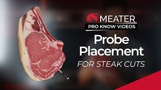 Steak Probe Placement  MEATER Product Knowledge Video [upl. by Mosenthal]