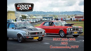 COOTA400 Street Muscle Car Battle 2022 Drag Racing at Cootamudra Airport [upl. by Demitria]