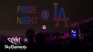 LA Pride 2024 Drone Show  Sky Elements Drone Shows [upl. by Curson]