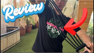 OVERNEWS Chest Expander Exercise Resistance Trainer Spring Workout Equipment Trainer  Review [upl. by Eylrac]