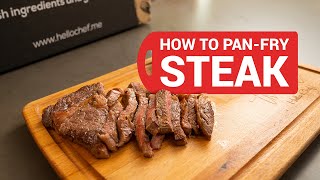 How to PanFry a Perfect Steak  60 Second Cooking Tips with Olivia [upl. by Attena]