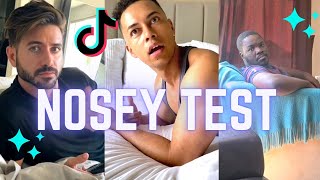 NOSEY TEST on Husband  Boyfriend to see their reaction  TikTok Compilation [upl. by Damalus]