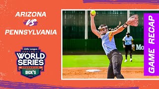 Game Highlights Pennsylvania vs Italy  Little League Softball World Series [upl. by Giana]