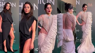 Tania Shroff Urfi Javed At Vogue Forces Of Fashion in Mumbai [upl. by Webber]