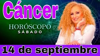 horoscopo de hoy Cáncer  Horóscopo Diario  Cáncer  14 de septiembre de 2024 [upl. by Imuyam414]