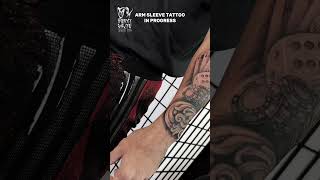 Arm tattoo sleeve in progress [upl. by Ydisac]