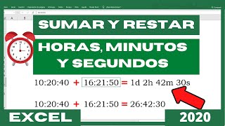 como SUMAR horas en excel más de 24 horas calcular las horas trabajadas de un empleado [upl. by Yelsek]