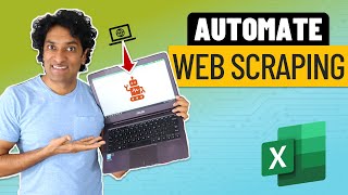 AWESOME Excel trick to scrape data from web automatically [upl. by Eimrots]