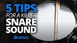 5 Tips For A Killer Snare Sound [upl. by Boutis]