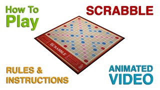 SCRABBLE Rules  How To Play Scrabble  Rules of Scrabble EXPLAINED [upl. by Meeka653]