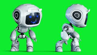 ROBOT GREEN SCREEN  ROBOT PANTALLA VERDE [upl. by Cirillo]