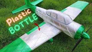 Transforming Plastic Bottles into a Flying RC Plane with PET Filament [upl. by Gorrono]