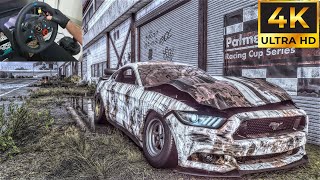 Rebuilding a Ford Mustang GT  Need for Speed HEAT  Gameplay using Logitech G29 steering wheel [upl. by Airamat]