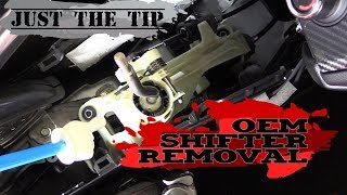 Just the Tip  Removing the Factory Shifter  Honda Civic 2012 2013 2014 2015 [upl. by Aicram]